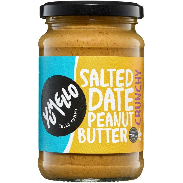 Yumello crunchy salted date peanut butter 285g (British brand)