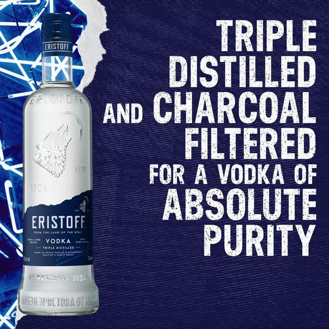 Eristoff Original Pure Grain Vodka 70cl - British product