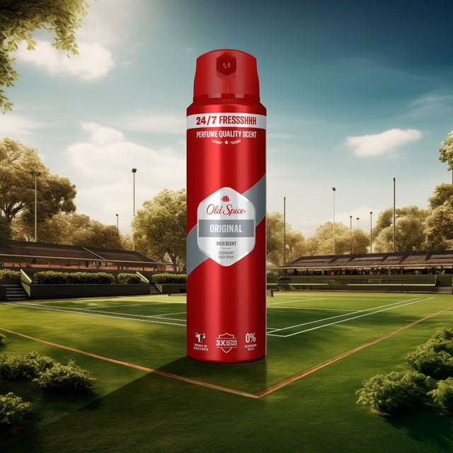 Old Spice Original Deodorant Spray 150ml, imported from the UK