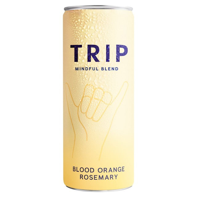 Trip blood orange rosemary sparkling drink 250ml (British brand)