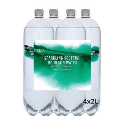 M&S M&S Sparkling Scottish Mountain Water 2L Bottled Water- Buy online at McGrocer