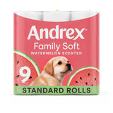 Andrex Watermelon Toilet Roll 9 Rolls - British product
