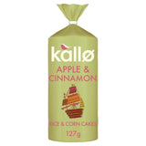 Kallo apple and cinnamon rice cakes 127g, UK version