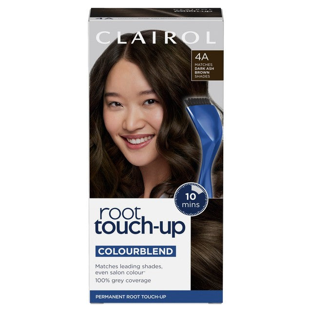 Clairol Root Touch-Up Hair Dye 4A Dark Ash Brown - British product