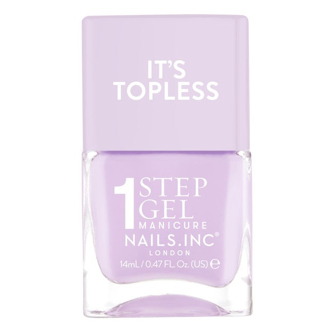 Nails Inc. Topless Hailey gel nail polish 14ml, imported from the UK