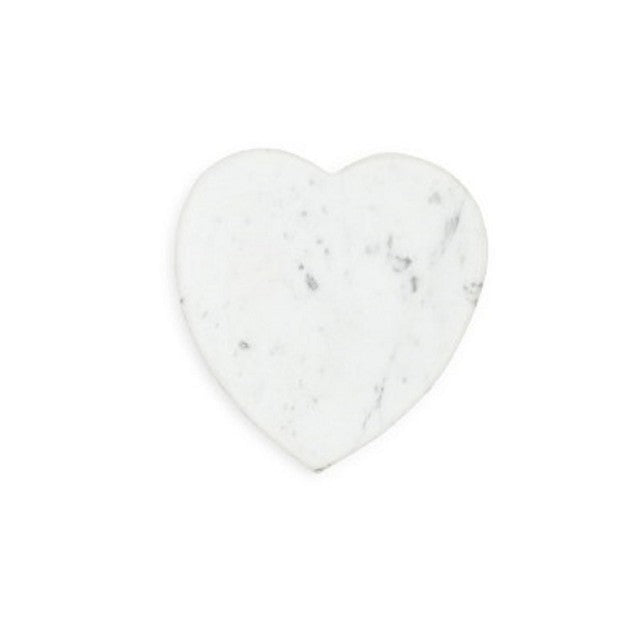Daylesford marble heart plate white 12cm - British product