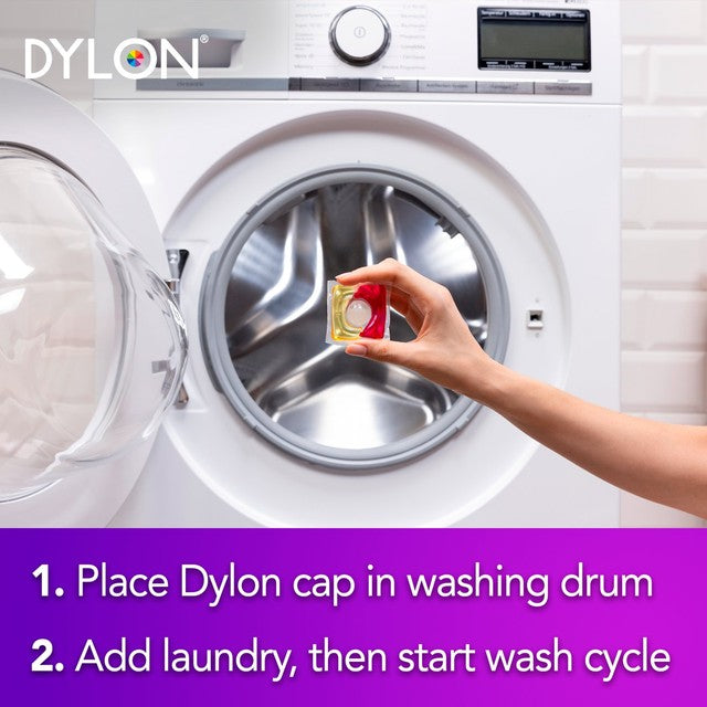 Dylon laundry detergent capsules for coloured clothes - British product