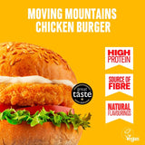 Moving Mountains no chicken burger 180g, imported from the UK