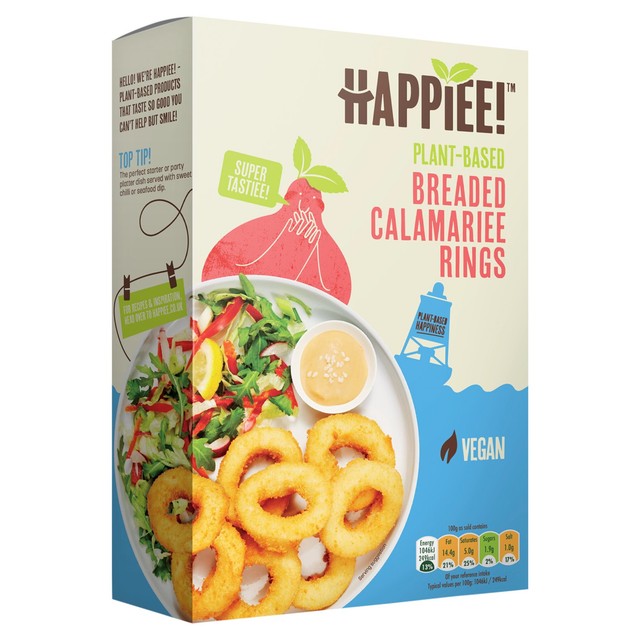 Happiee! breaded vegan calamari 180g, UK version