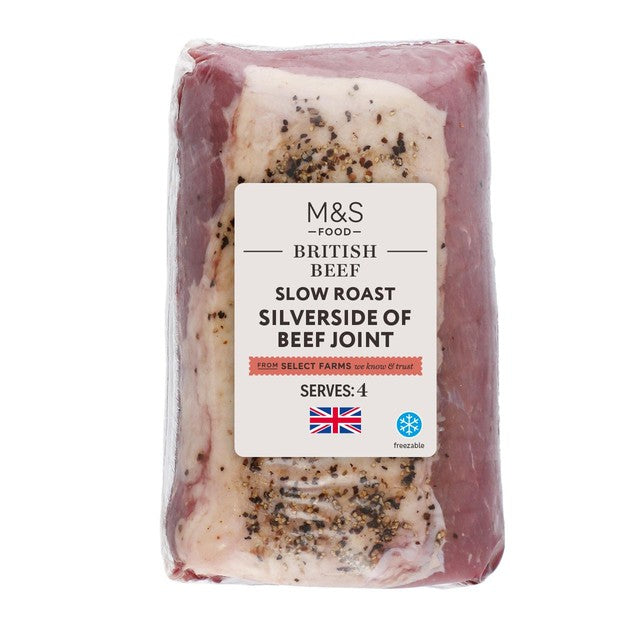 M&S Slow Roast Silverside Rinderbraten 1,1 kg, importiert aus dem Vereinigten Königreich