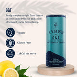 Lyre's Alcohol Free G&T tonic water 4 x 250ml, UK version