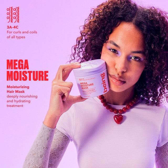 Being MEGA MOISTURE moisturising hair mask (British brand)
