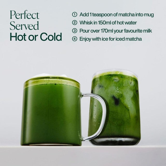 MISSION Matcha Superblend powder tea, UK version