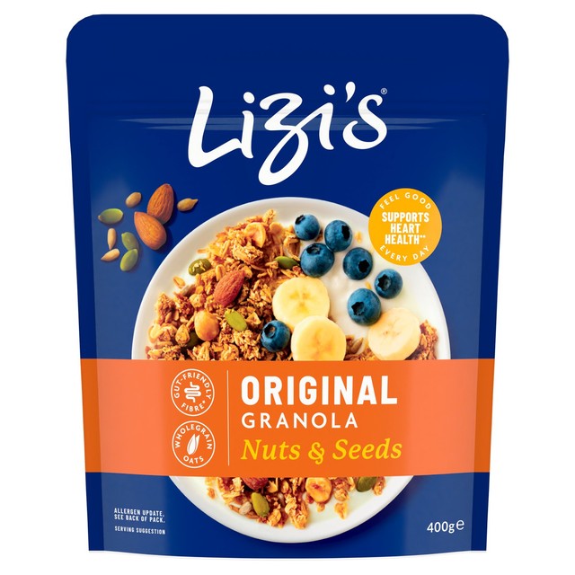 Lizi's Original Nuts and Seeds Granola 400g, UK version