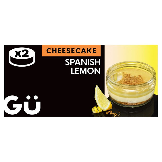 Gu spansk sitronostekakedessert 2 x 85 g, britisk versjon