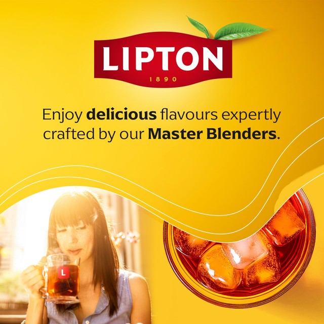 Lipton Lemon Ginger herbal tea bags - British product