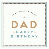 Pigment Alice Scott Amazing Dad Birthday Card 160mm x 156mm - British product