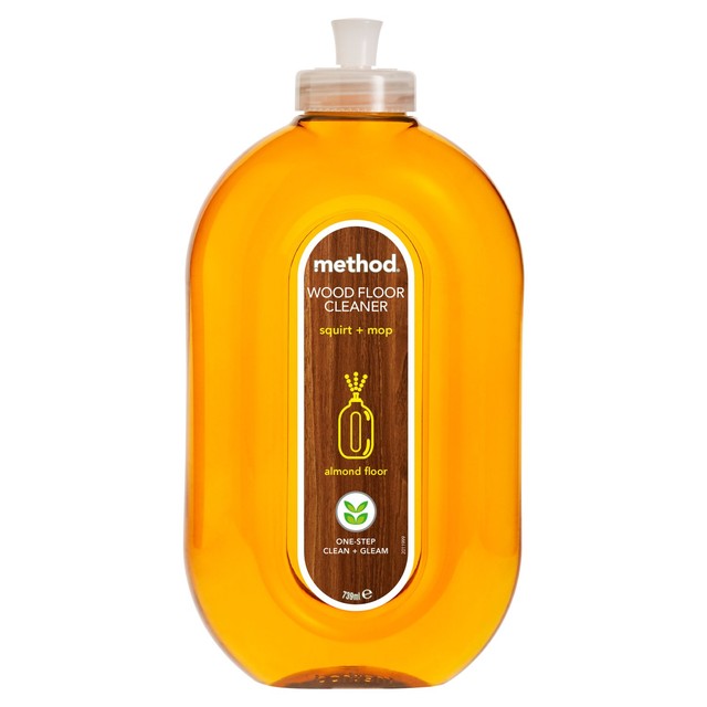 Method Wood Floor Cleaner Almond Scented 739ml, imported from the UK