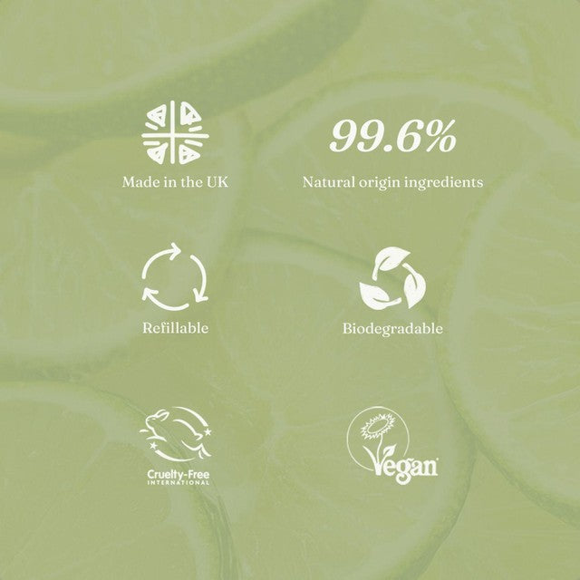 Miniml hand wash Refreshing Lime and Basil, imported from the UK