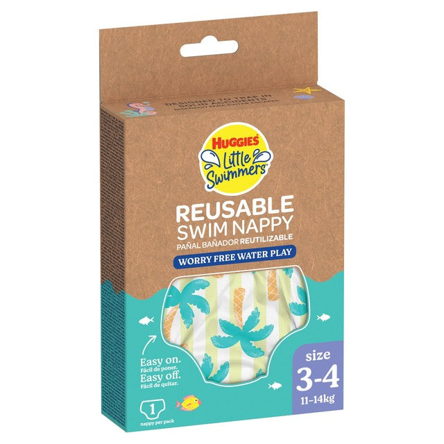 Huggies Little Swimmers Tropical swim nappy size 3-4, UK version