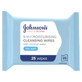 Johnson's Make Up Be Gone Moisturising Cleansing Wipes 25 pack, UK version