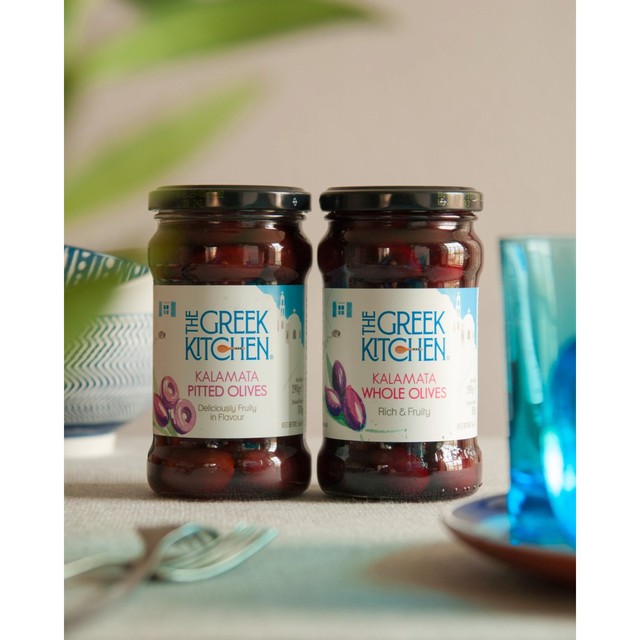 Olive Branch Kalamata pitted olives 290g, imported from the UK