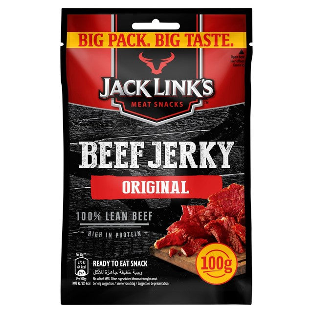 Jack Links original beef jerky, UK version