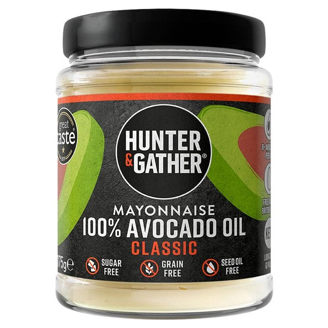 Hunter & Gather Avocado Oil Mayonnaise 175g, UK version