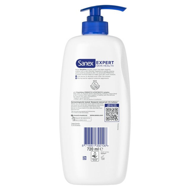 Sanex Expert Skin Health Sensitive Body Wash 720ml (British brand)