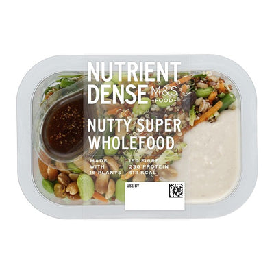 M&S Nøtte Super Fullkornssalat med Quinoa og Blandede Nøtter 285 g