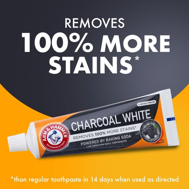 Arm & Hammer Charcoal White toothpaste 75ml - British product
