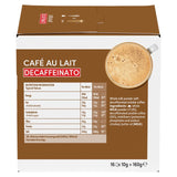 Dolce Gusto cafe au lait decaf coffee capsules 16 pack - British product