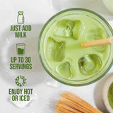 Green Origins vanilla matcha powder 75g, UK version