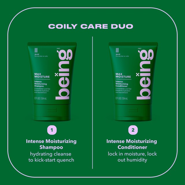 Being MAX MOISTURE Conditioner intense moisturising imported from the UK
