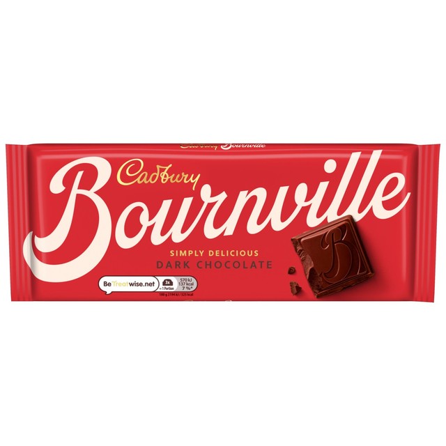 Cadbury Bournville Classic dark chocolate bar 180g - British product