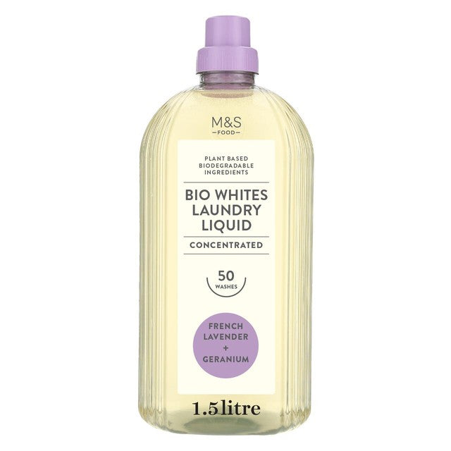 M&S bio laundry liquid French lavender geranium 1.5L, imported from the UK