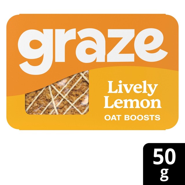 Graze Lively Lemon Haferriegel 50g, britische Version