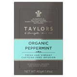 Taylors Of Harrogate Organic Peppermint tea 20 bags, imported from the UK