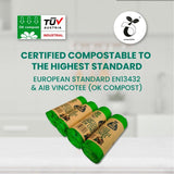 Eco Green Living compostable bin bags 30L - British product