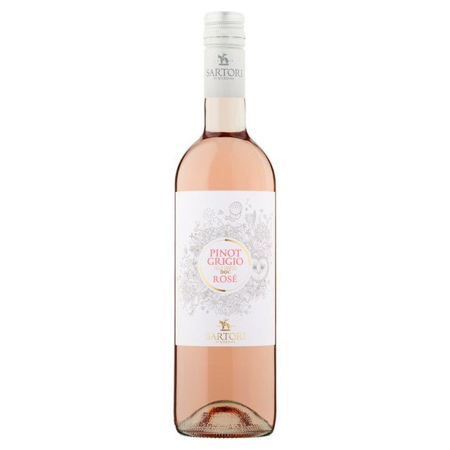 Sartori Pinot Grigio Blush wine 75cl (British brand)
