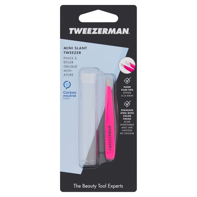Tweezerman Mini Slant Tweezer pink, UK version