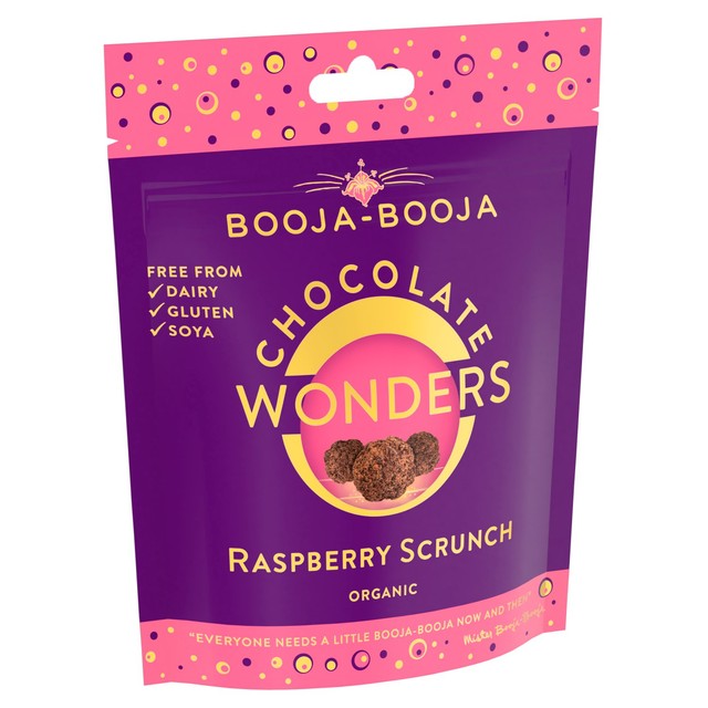 Booja-Booja chocolate Raspberry Scrunch 65g, UK version