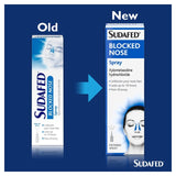 Sudafed blocked nose relief nasal spray 15ml (British brand)