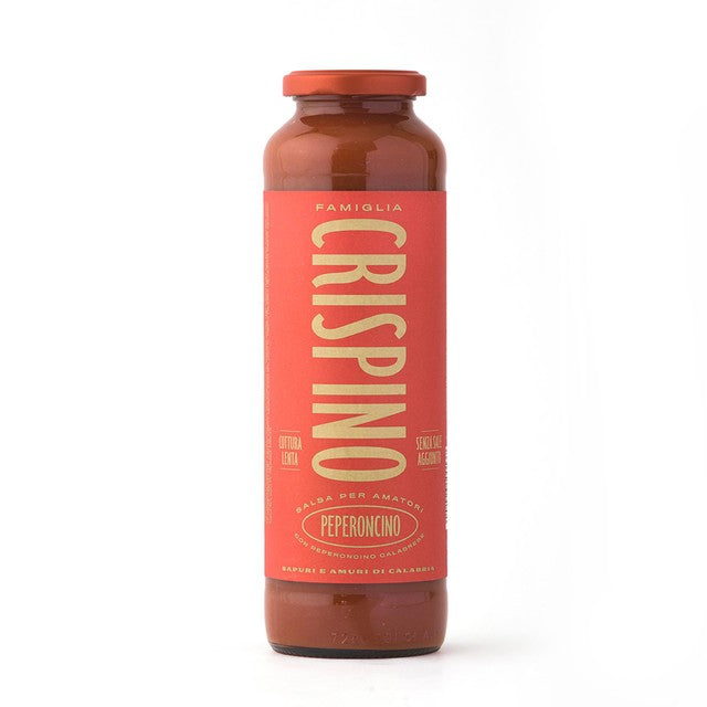 Crispino passata peperoncino Calabrese, imported from the UK