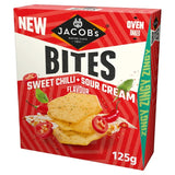Jacob's Bites sweet chilli and sour cream cracker bites 125g, UK version