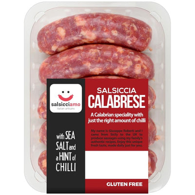 Calabreser Wurst Salsicciamo mit einem Hauch Chili nach italienischer Art 500g