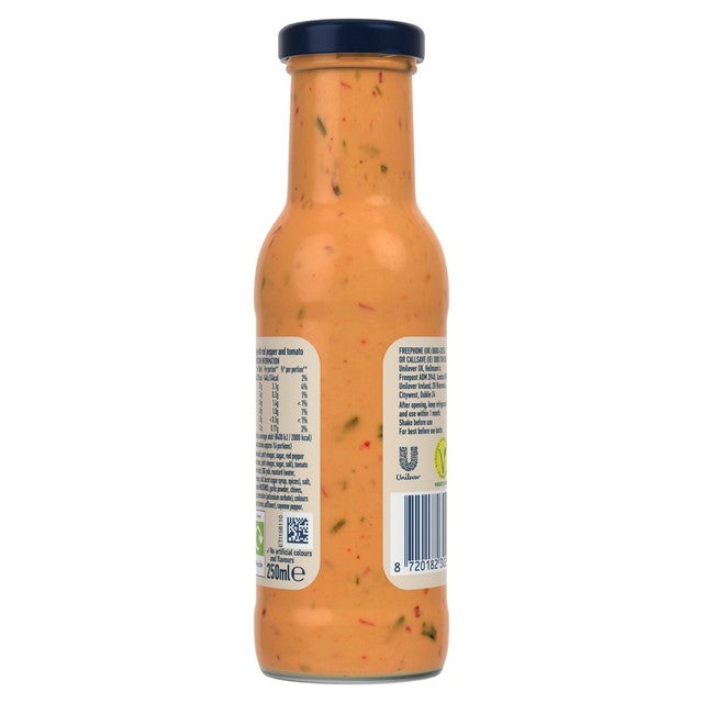 Hellmann's Thousand Island salad dressing 250ml, UK version