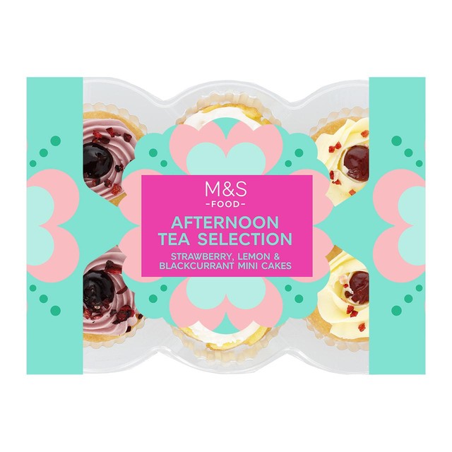 M&S Afternoon Tea Mini Cake Selection 344g - British product