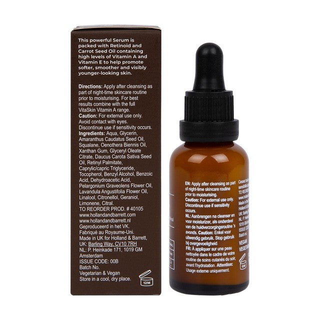 VitaSkin Rejuvenating Vitamin A Night Serum 30ml (British brand)