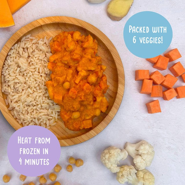 Wildly Tasty creamy veggie korma frozen meal - British product